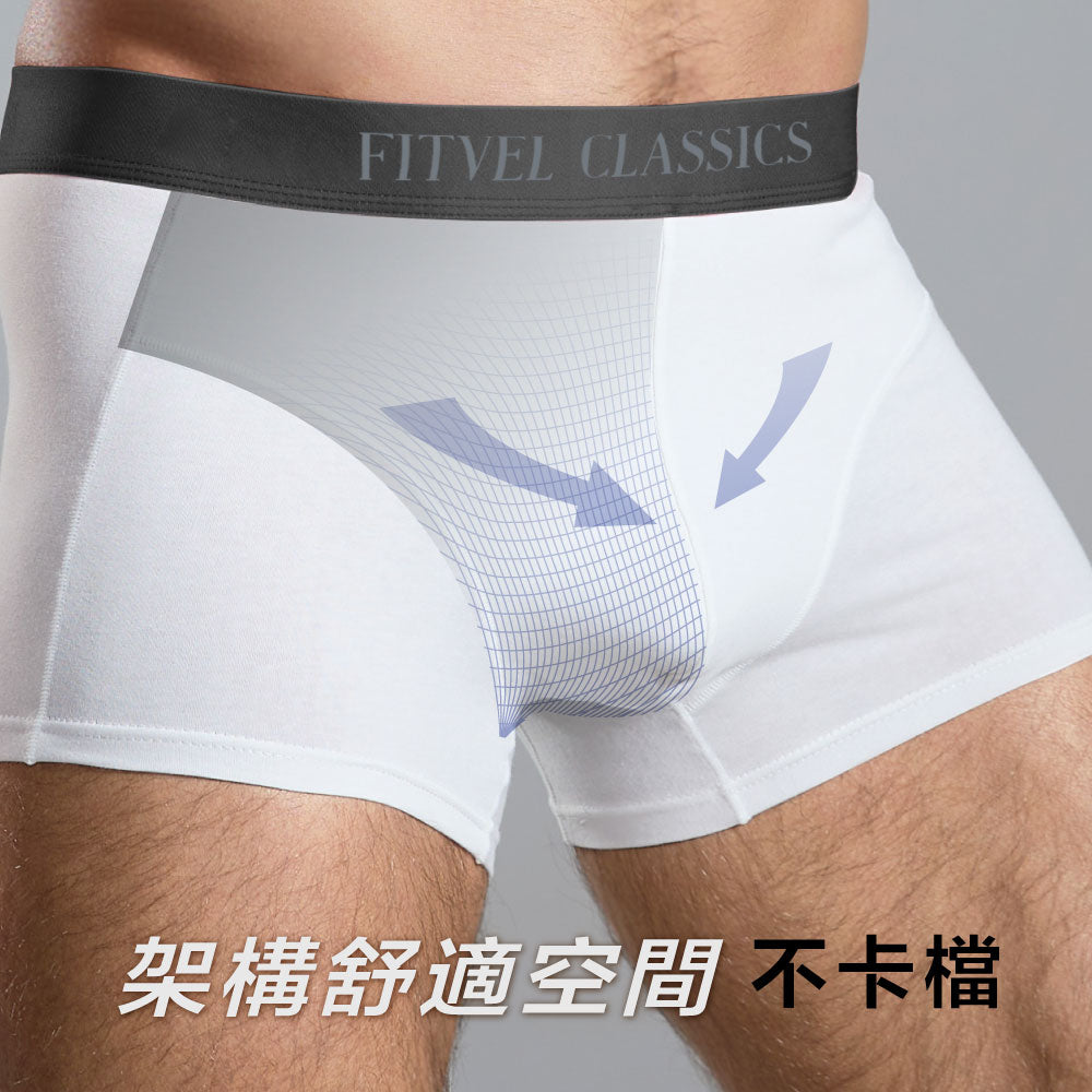 FITVEL 八片立體剪裁平口褲