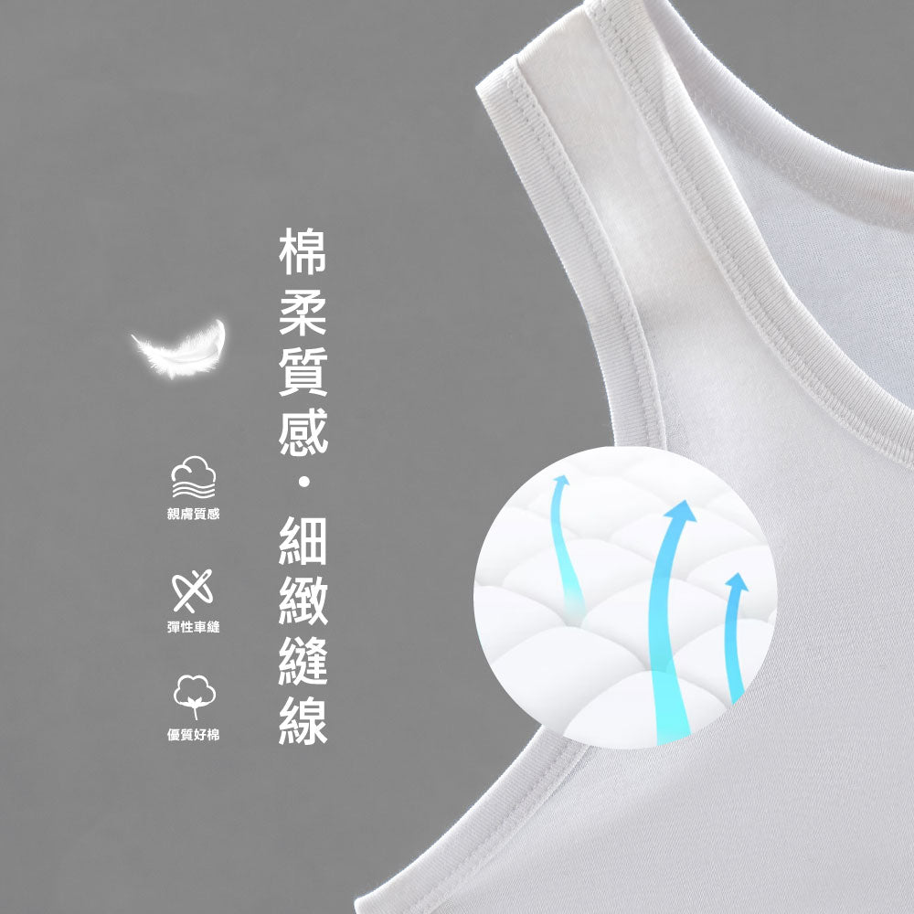 羅紋吸排速乾高彈力窄肩男背心