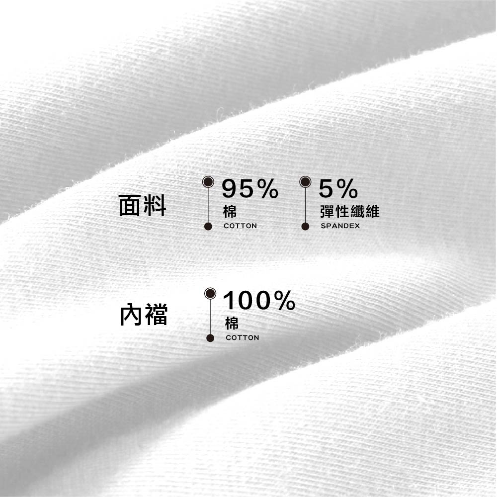 FITVEL 八片立體剪裁平口褲