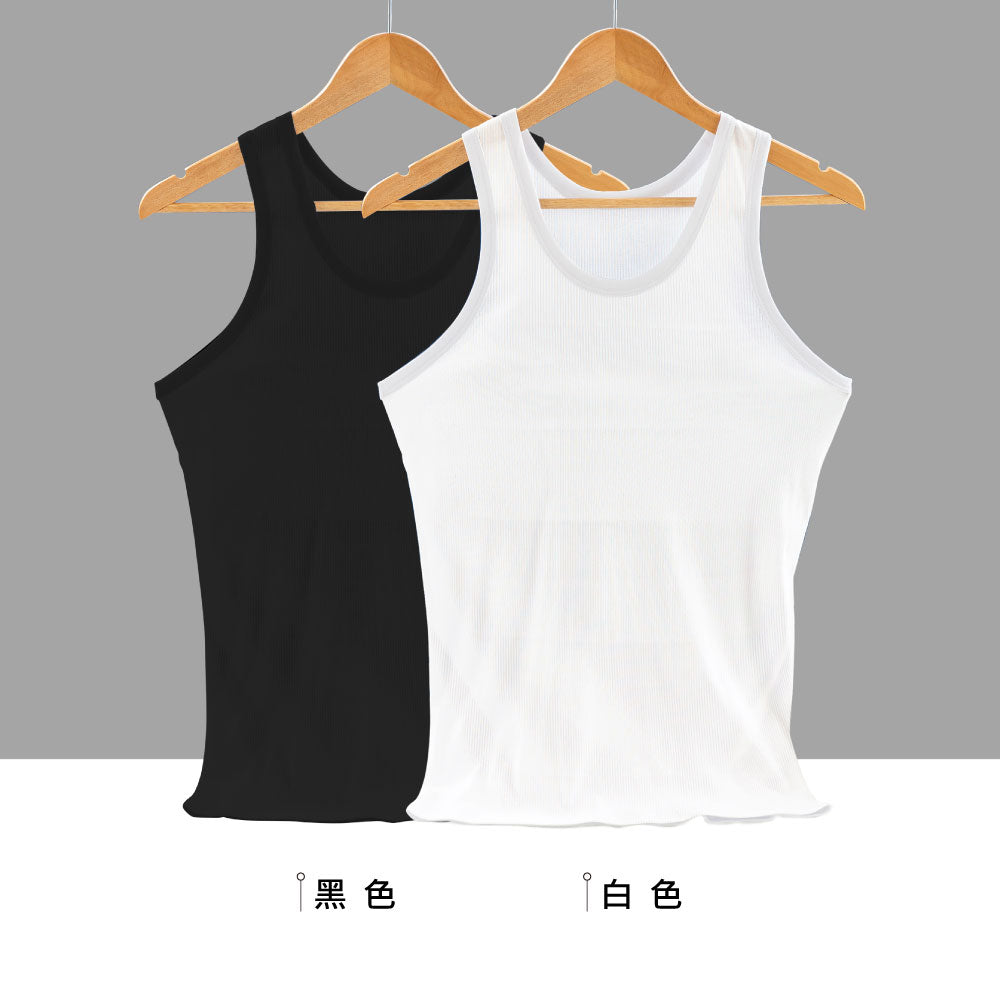 羅紋吸排速乾高彈力窄肩男背心