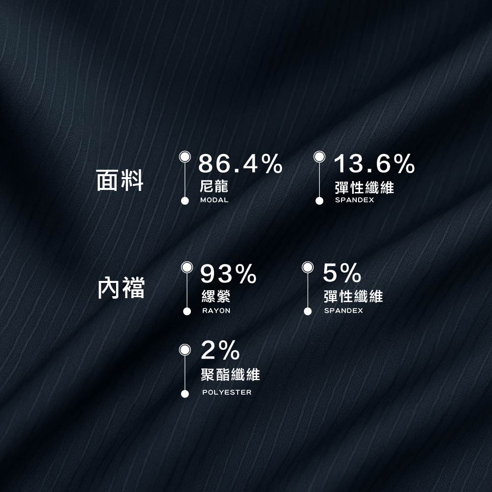 FITVEL 冰絲羅紋無痕平口褲