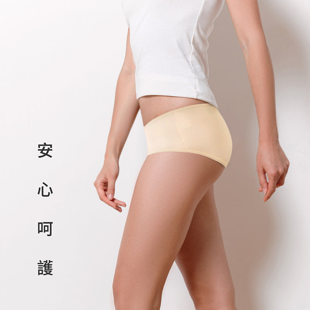 FITVEL 低腰棉質舒適防側漏生理內褲