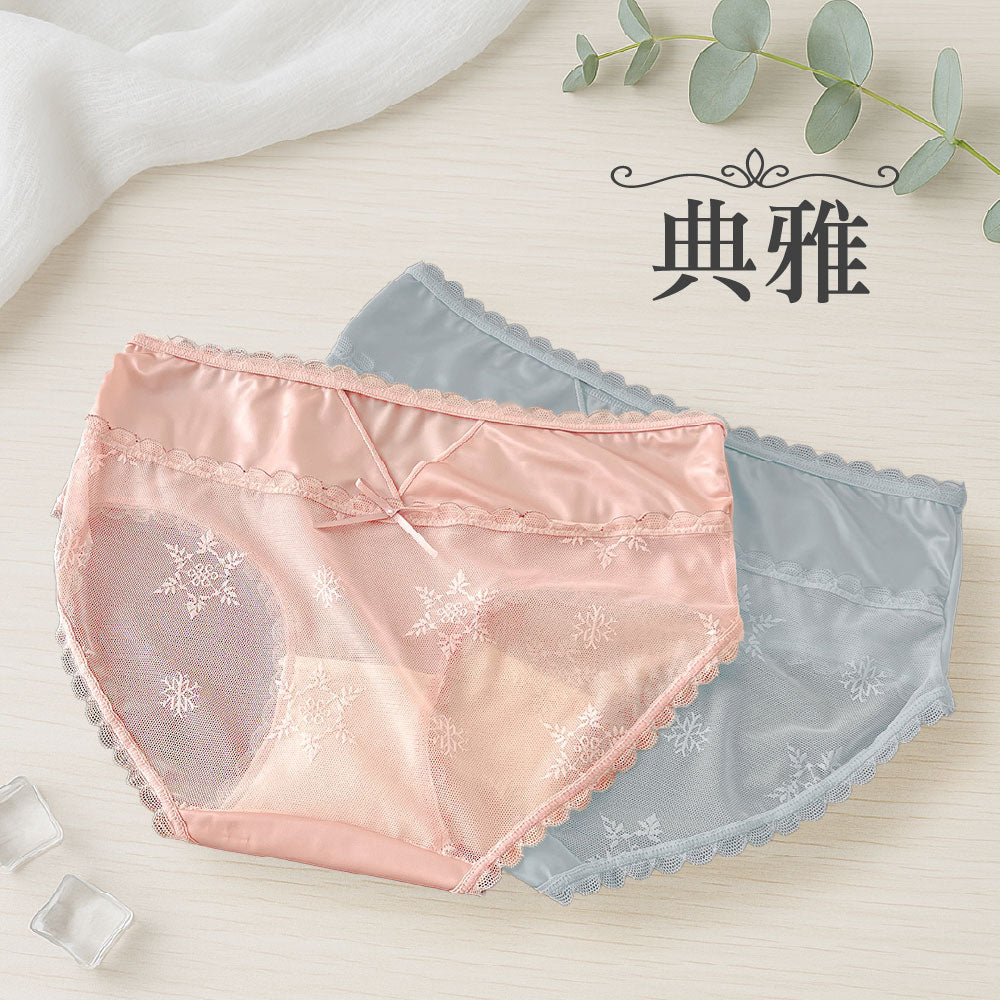 FITVEL 日系蕾絲冰絲性感內褲