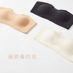 裸感平口女無肩帶胸衣