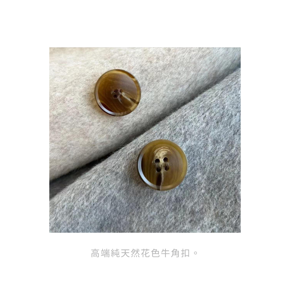 頂級駱駝絨蠶絲中長版大衣