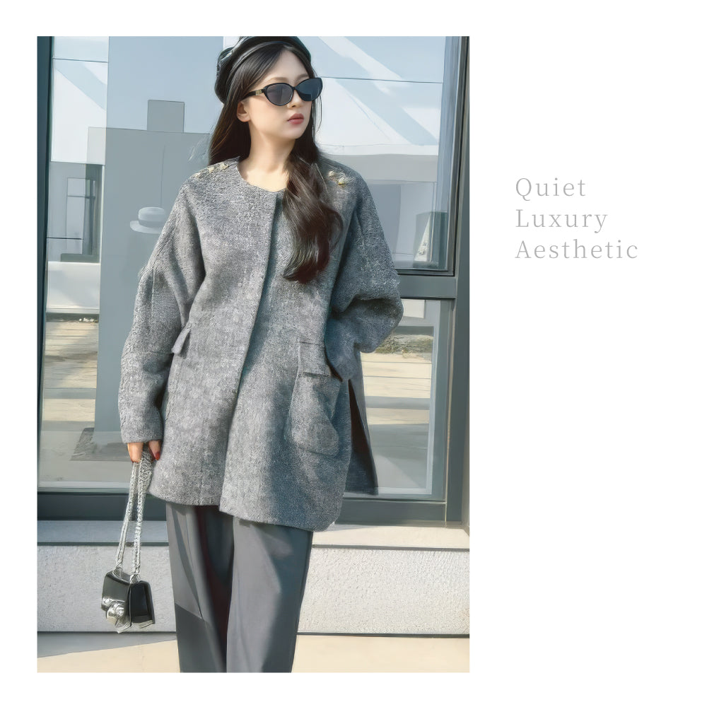 頂級駱駝絨小香風外套