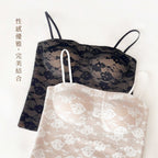 法式花色單品女吊帶上衣