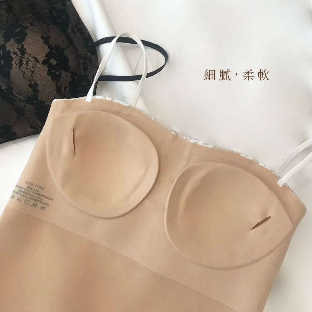 FITVEL 法式花色單品女吊帶上衣
