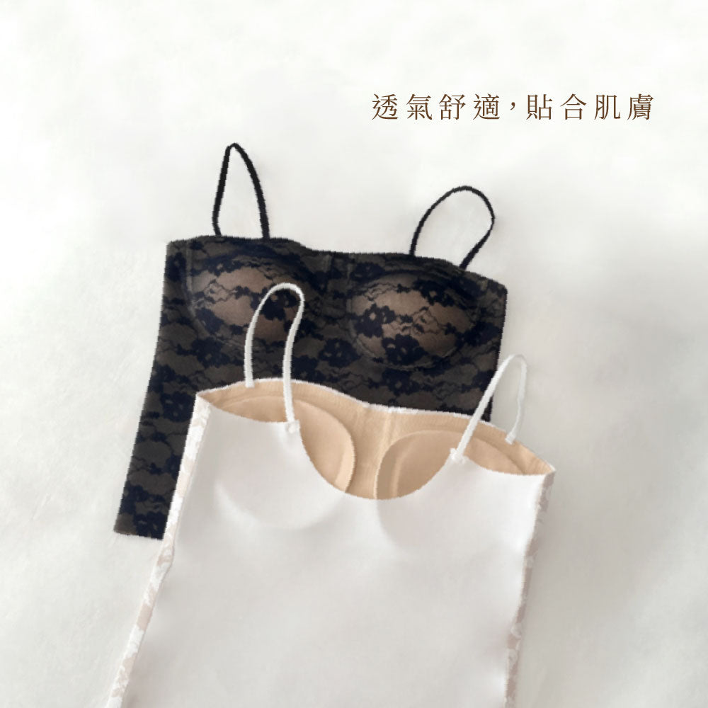 FITVEL 法式花色單品女吊帶上衣