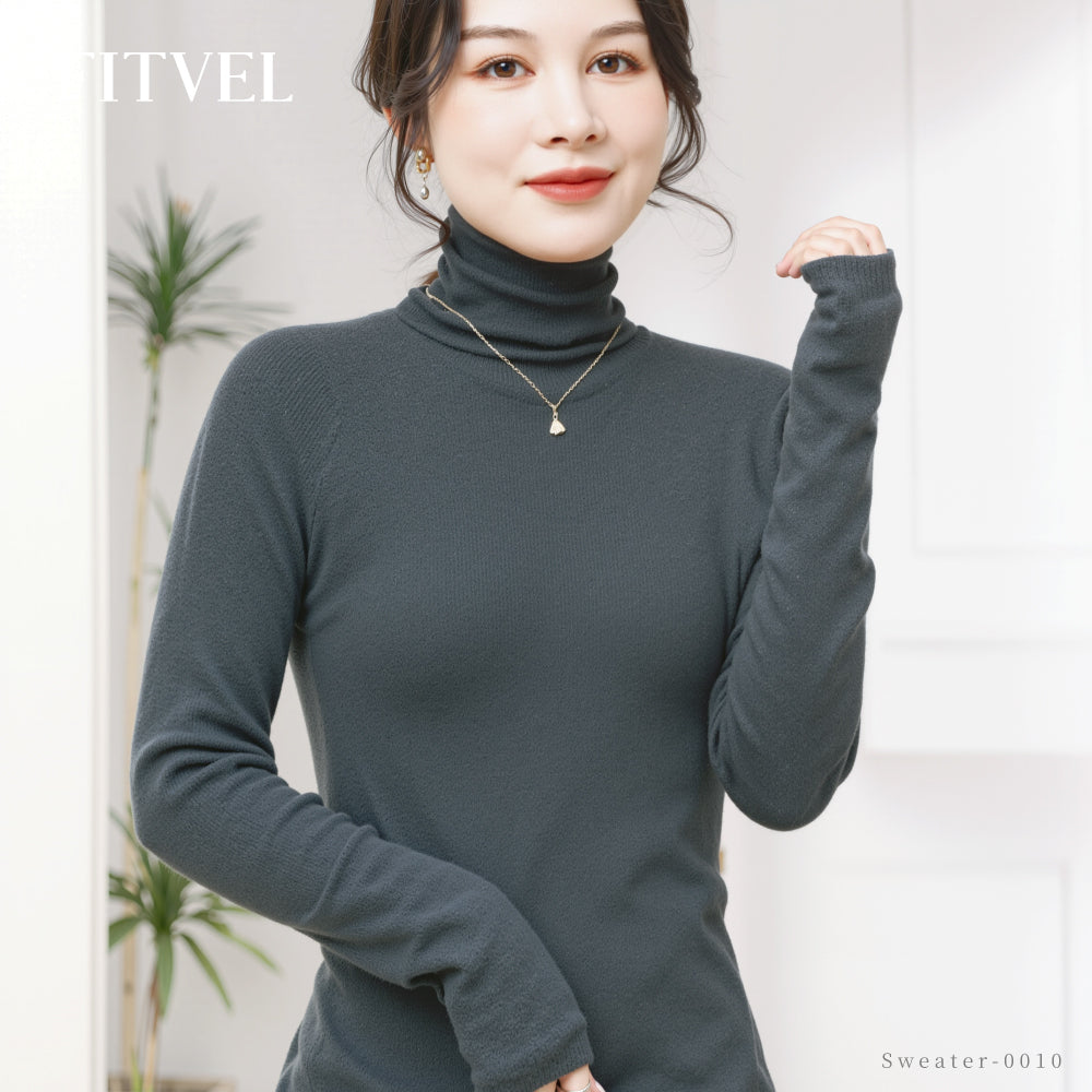 百分百美麗諾羊毛高領