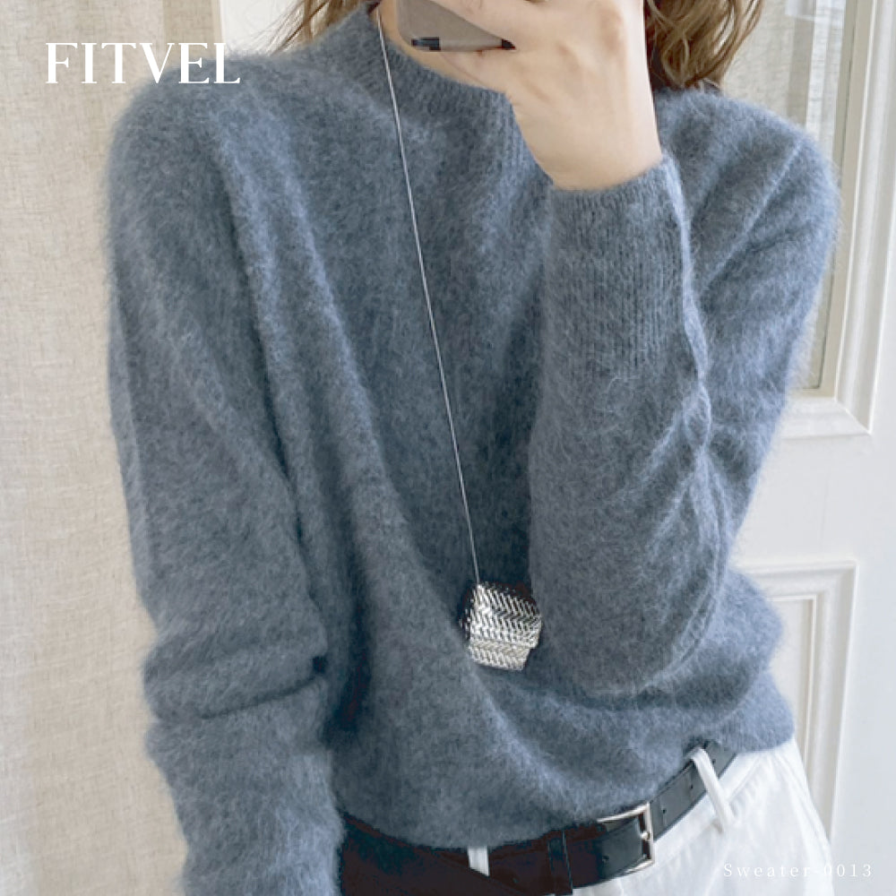 頂級羊絨羊毛立領衫