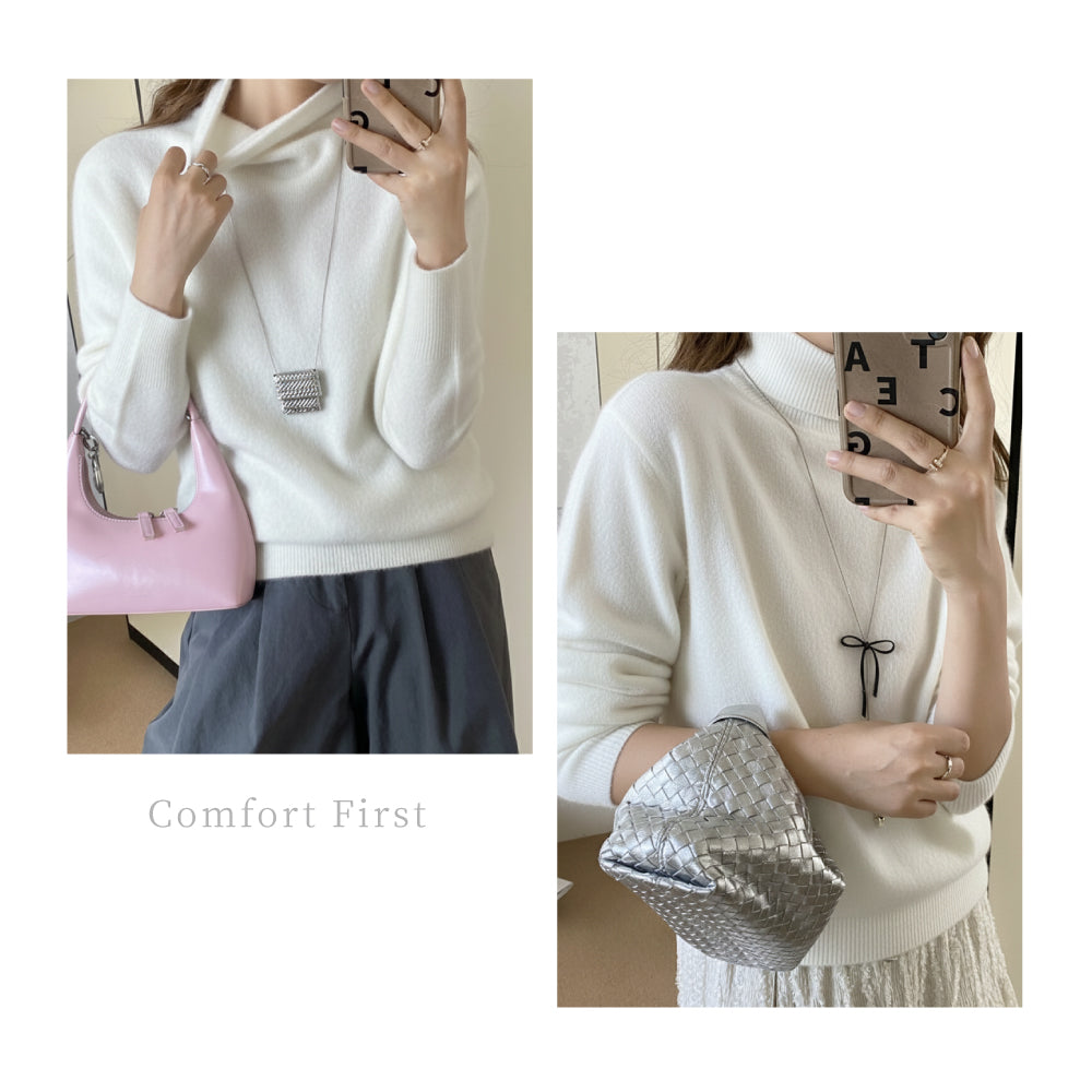 頂級羊絨羊毛高領