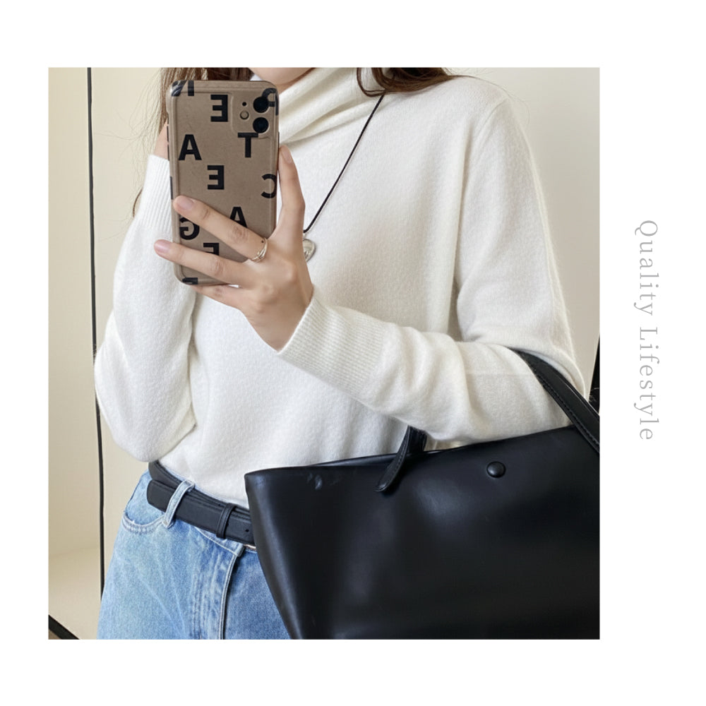 頂級羊絨羊毛高領