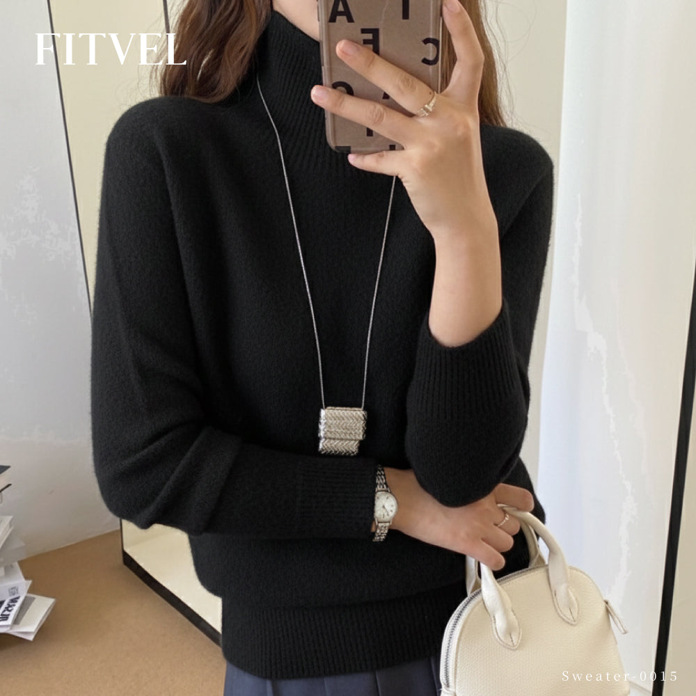 百分百羊毛高領上衣