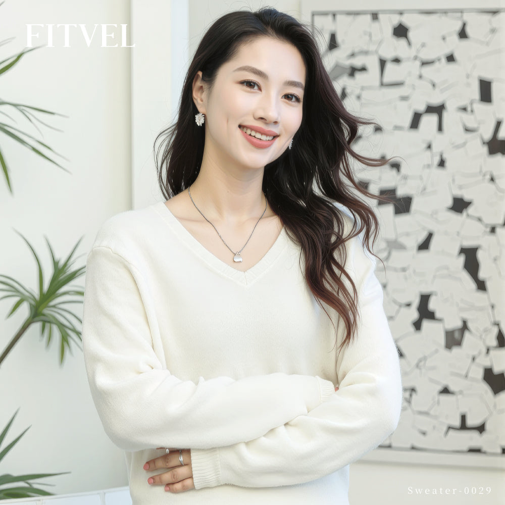 頂級百分百喀什米爾V領衫