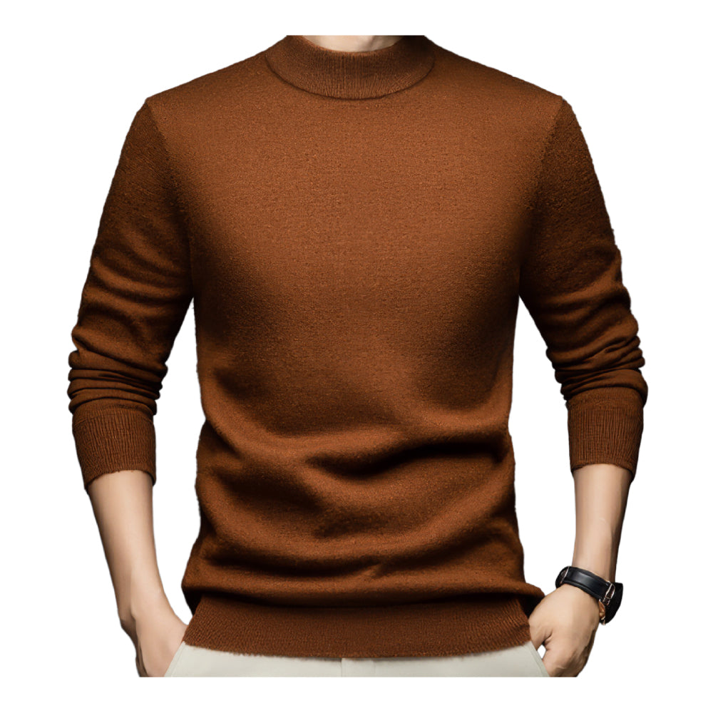 百分百頂級男立領羊毛衫