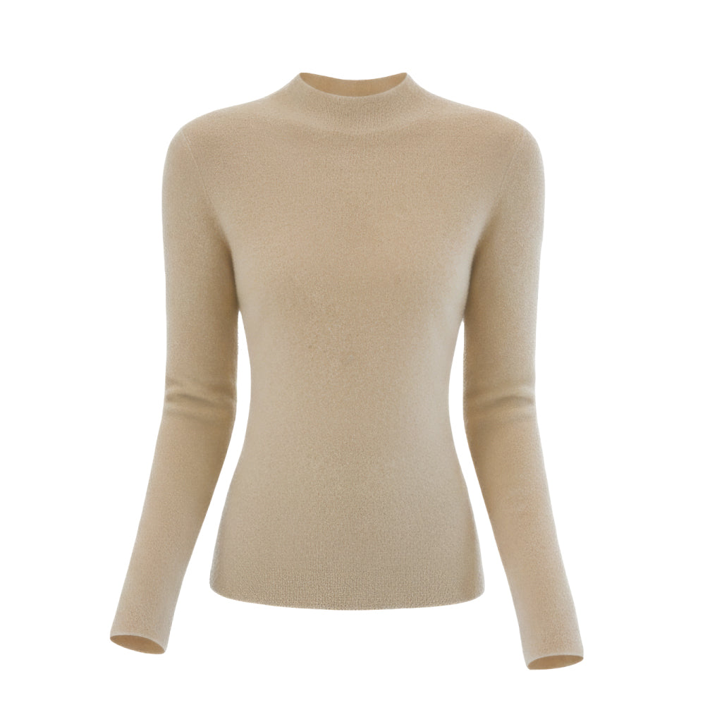 百分百頂級羊毛無縫修身羊毛衫