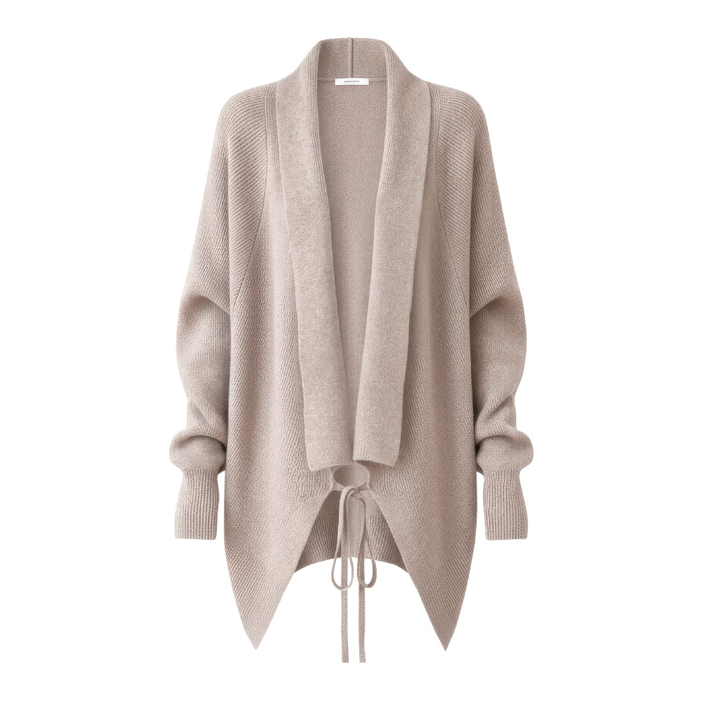 百分百頂級羊毛針織開衫披肩衫