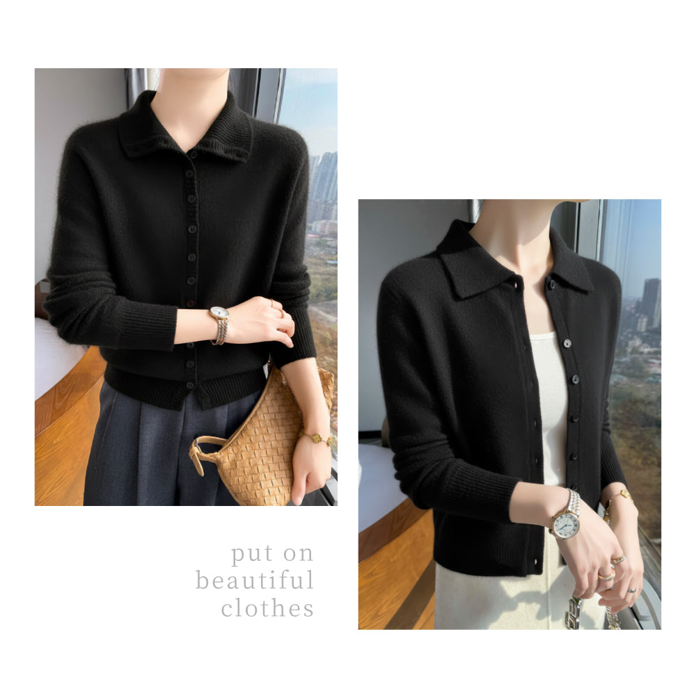 百分百頂級羊毛氣質高領衫