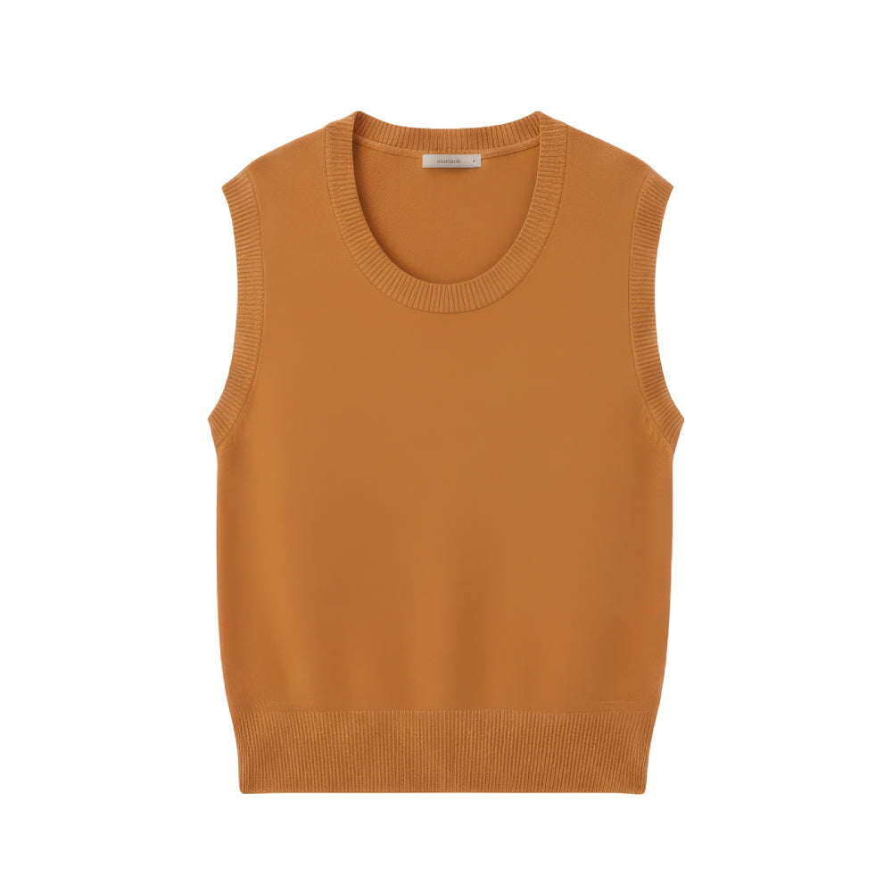 頂級羊毛V領背心