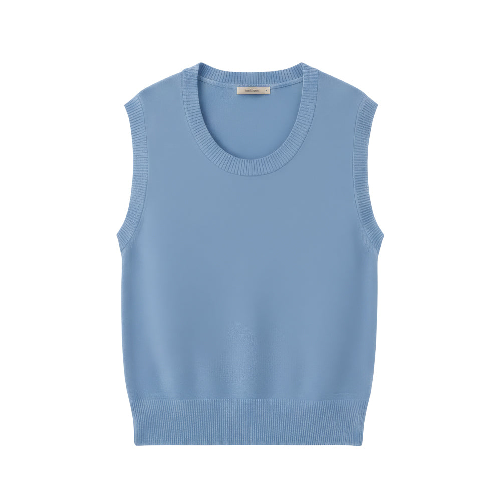 頂級羊毛V領背心