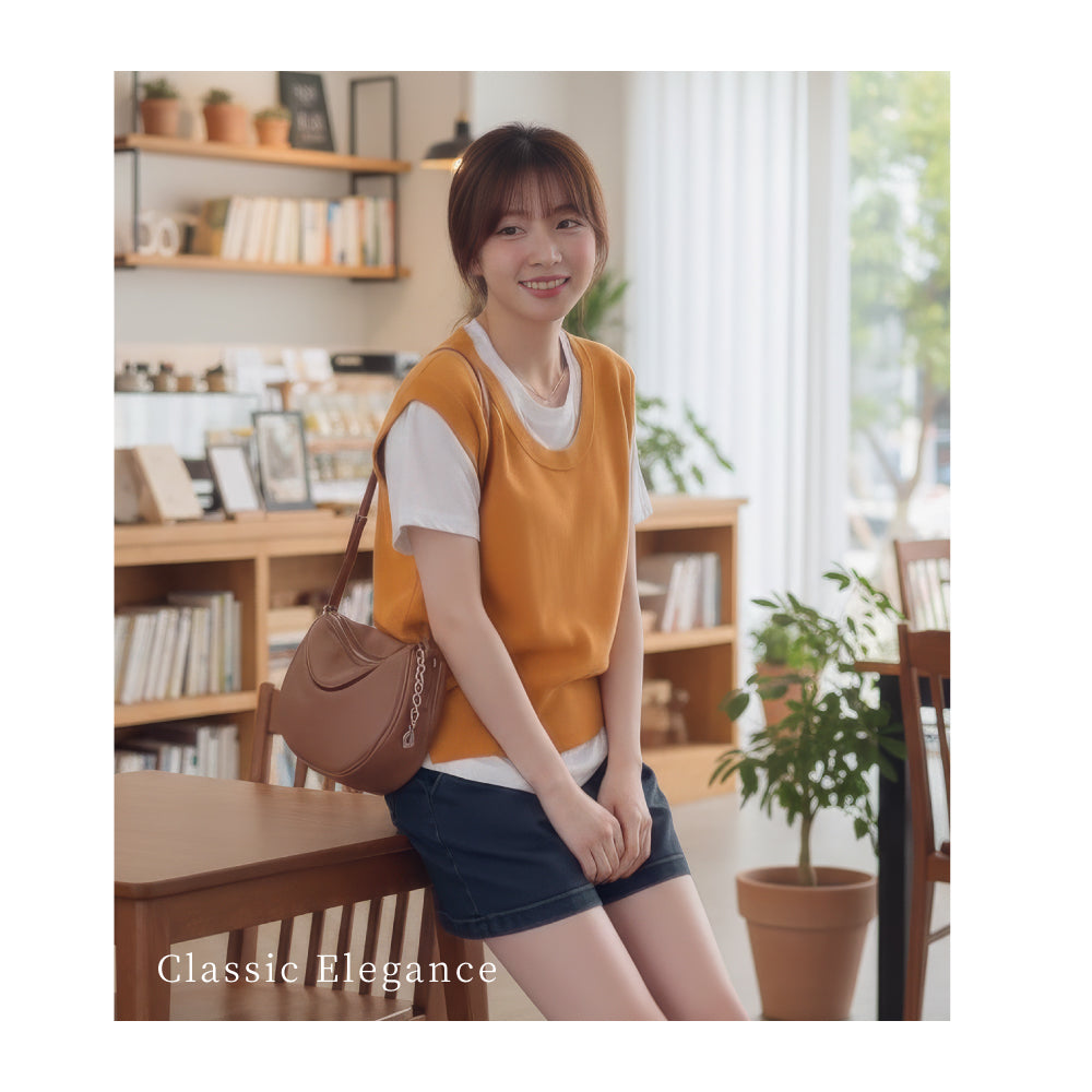 頂級羊毛V領背心