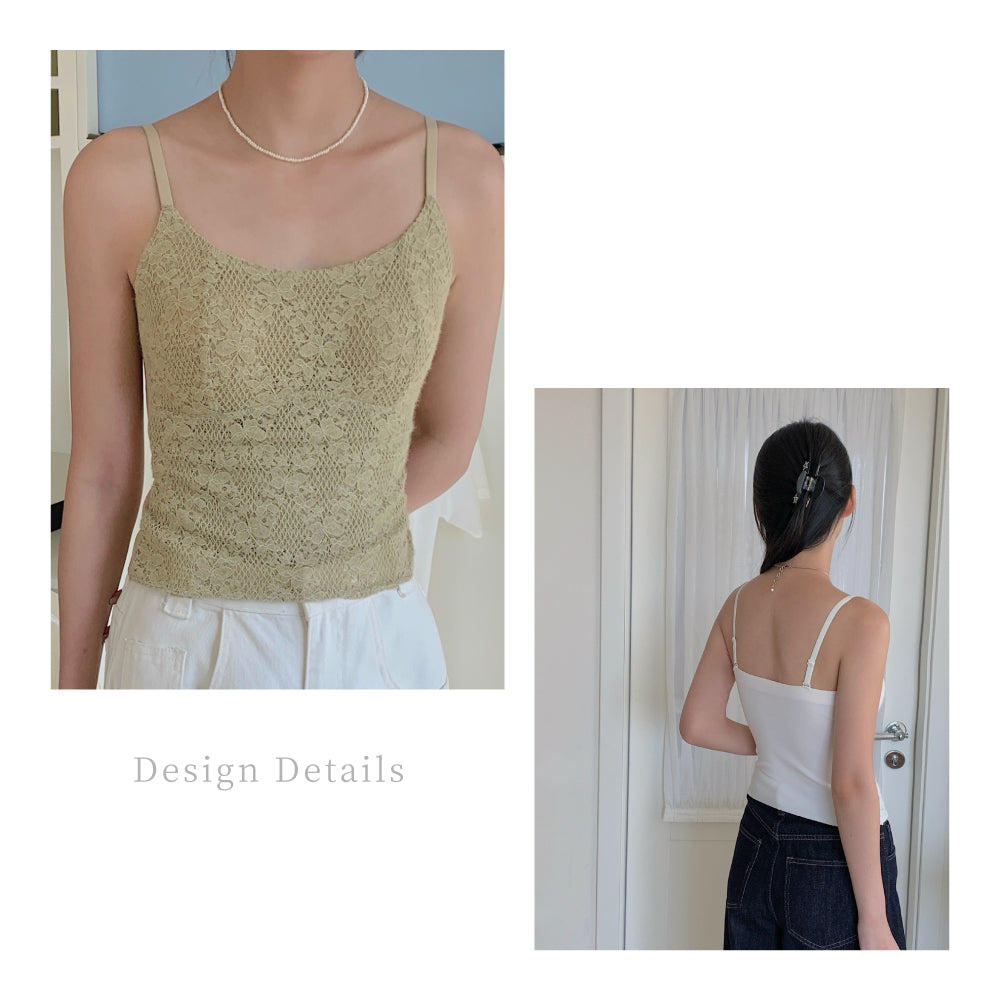 BRATOP 韓版羽毛紗透氣暖感細肩