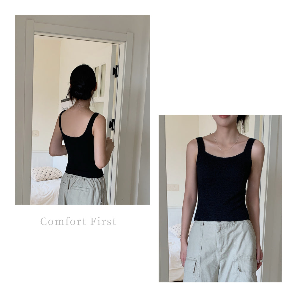 BRATOP 韓版羽毛紗透氣暖感