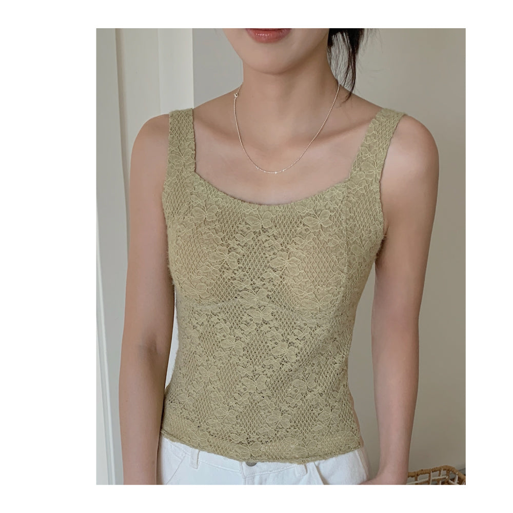 BRATOP 韓版羽毛紗透氣暖感