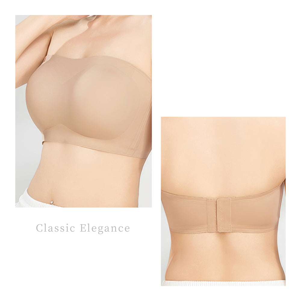 韓版無肩帶涼感防滑內衣