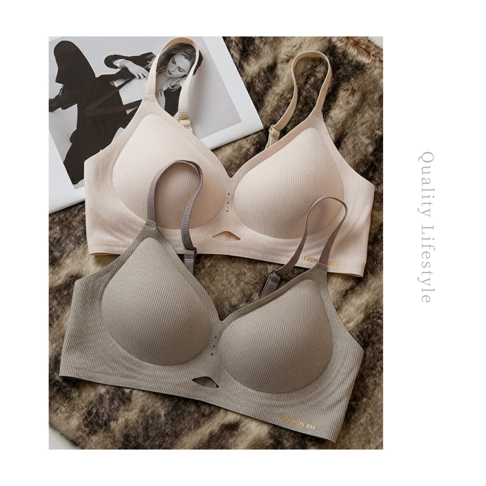 韓版無痕果凍螺紋內衣