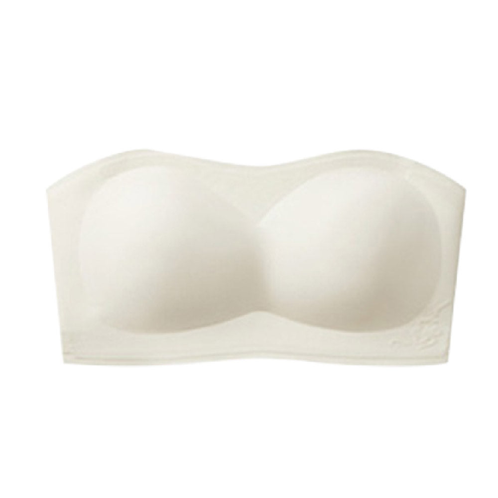 FITVEL 裸感平口女無肩帶胸衣