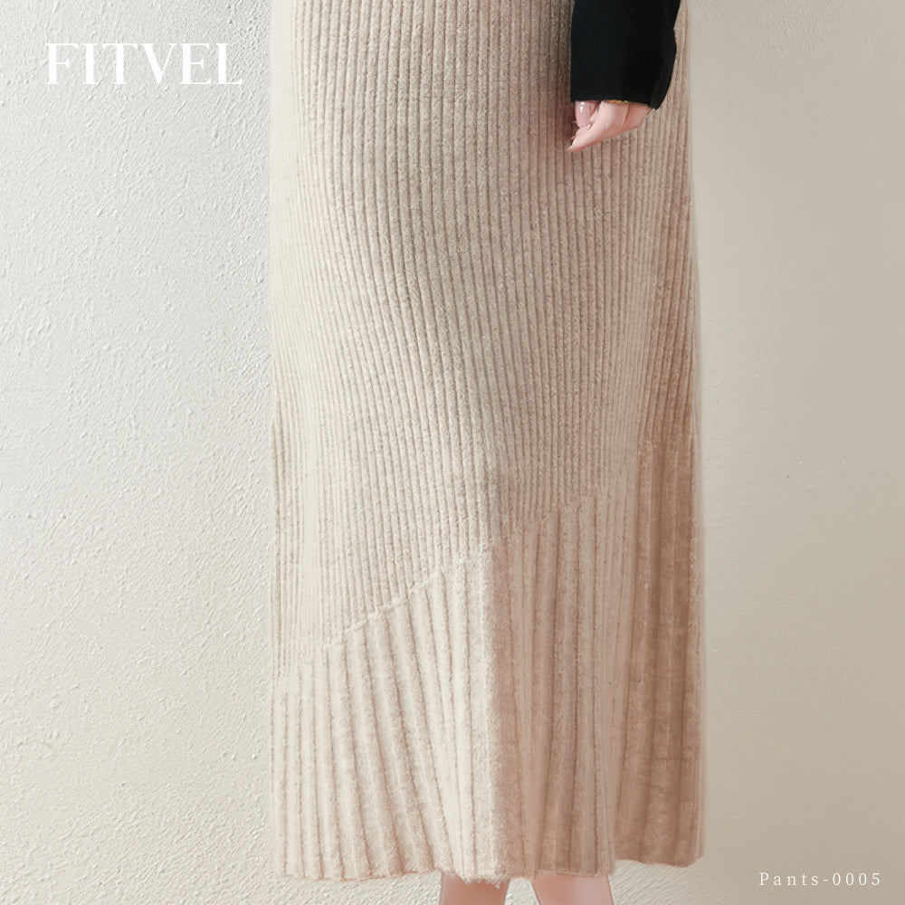 百分百頂級羊毛A字長裙