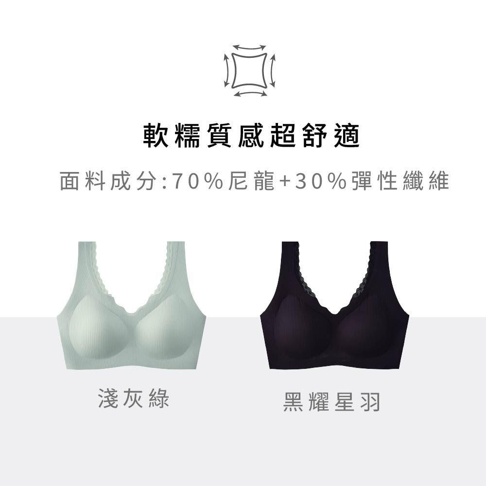 FITVEL 韓系冰感新古典幻影無痕內衣